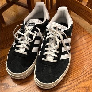 Adidas Black Gazelles worn only a handful of times